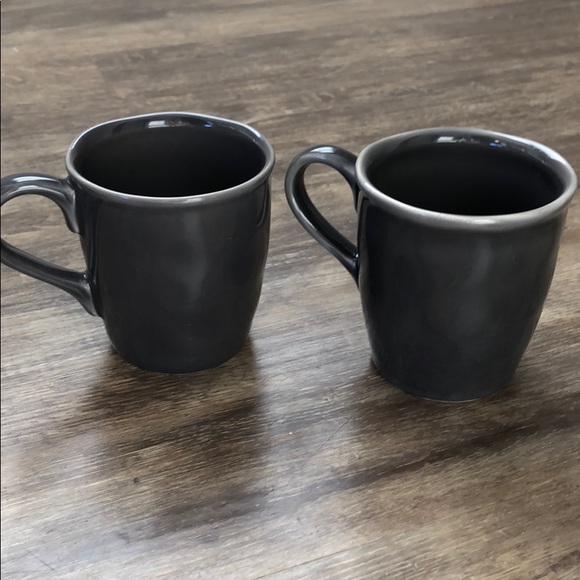Crate&Barrel Other - Set of two Crate&Barrel charcoal gray coffee mugs